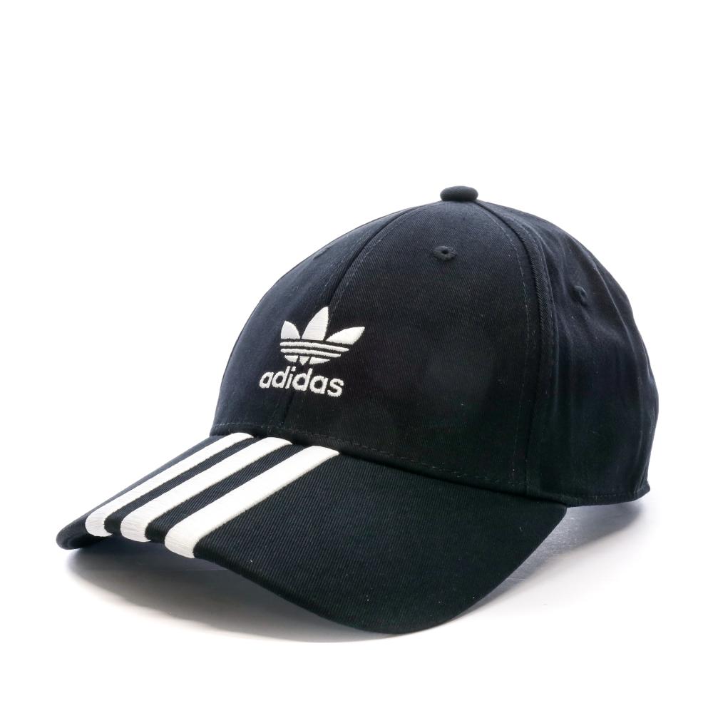 Casquette Noire/Blanc Homme Adidas Bball pas cher