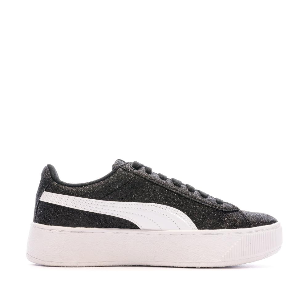 Baskets Noire Femme Puma Vikky vue 2