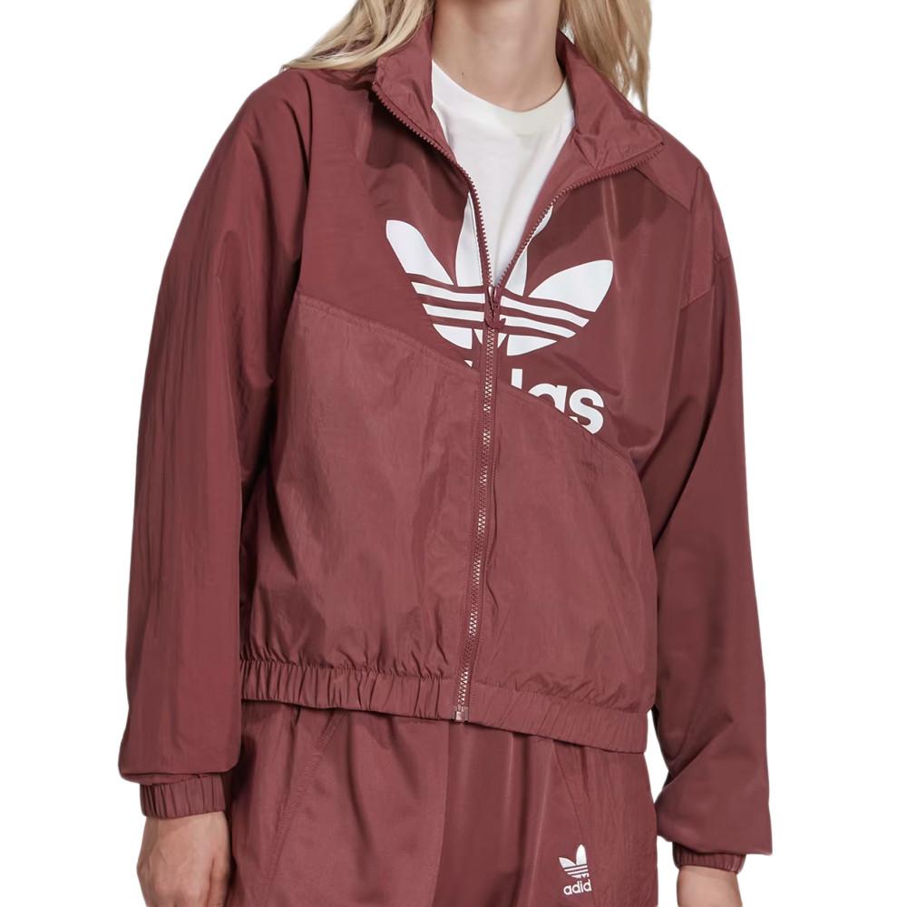 Veste de survêtement Bordeaux Femme Adidas Track Top pas cher