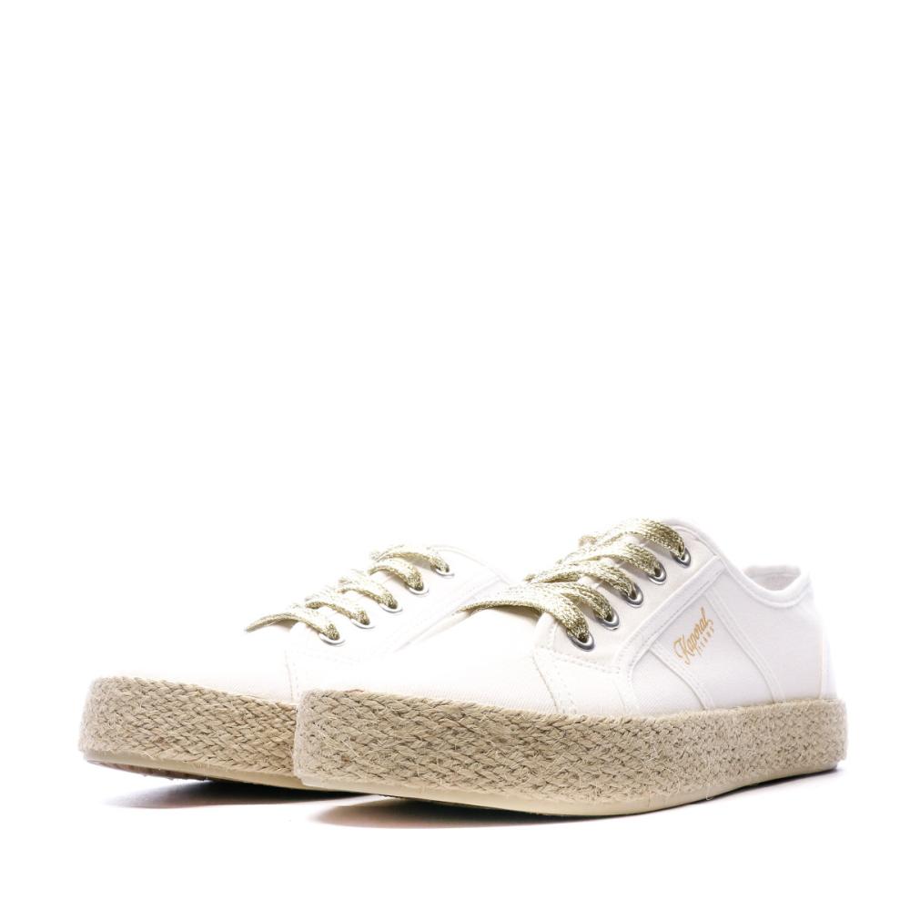 Baskets Blanches Femme Kaporal Biorgaty vue 6