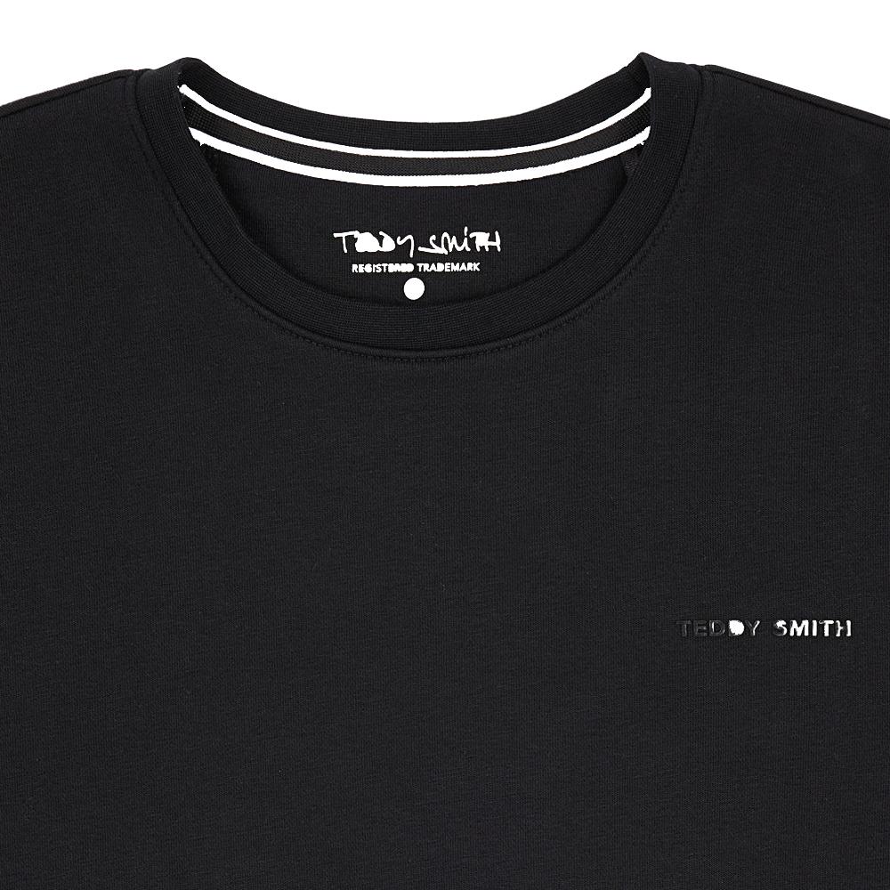 Sweat Noir Homme Teddy Smith Snark vue 3