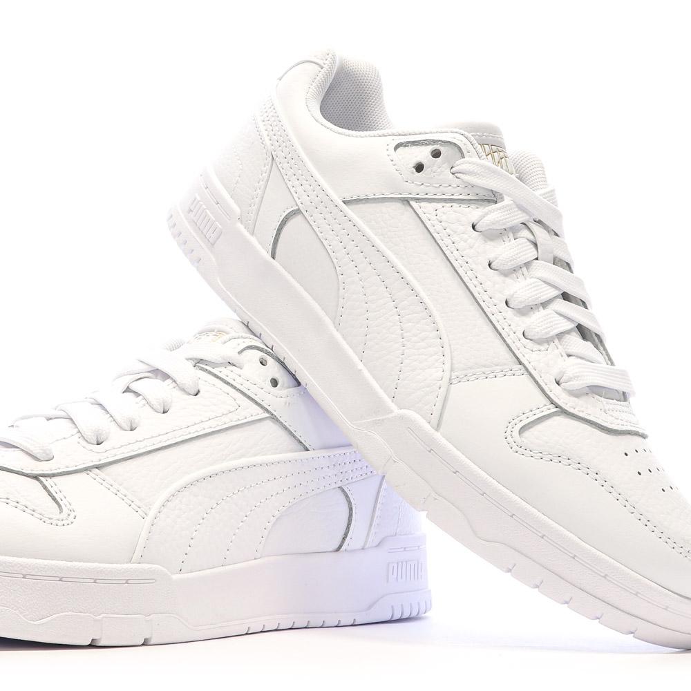 Baskets Blanches Garçon Puma Game Low vue 7