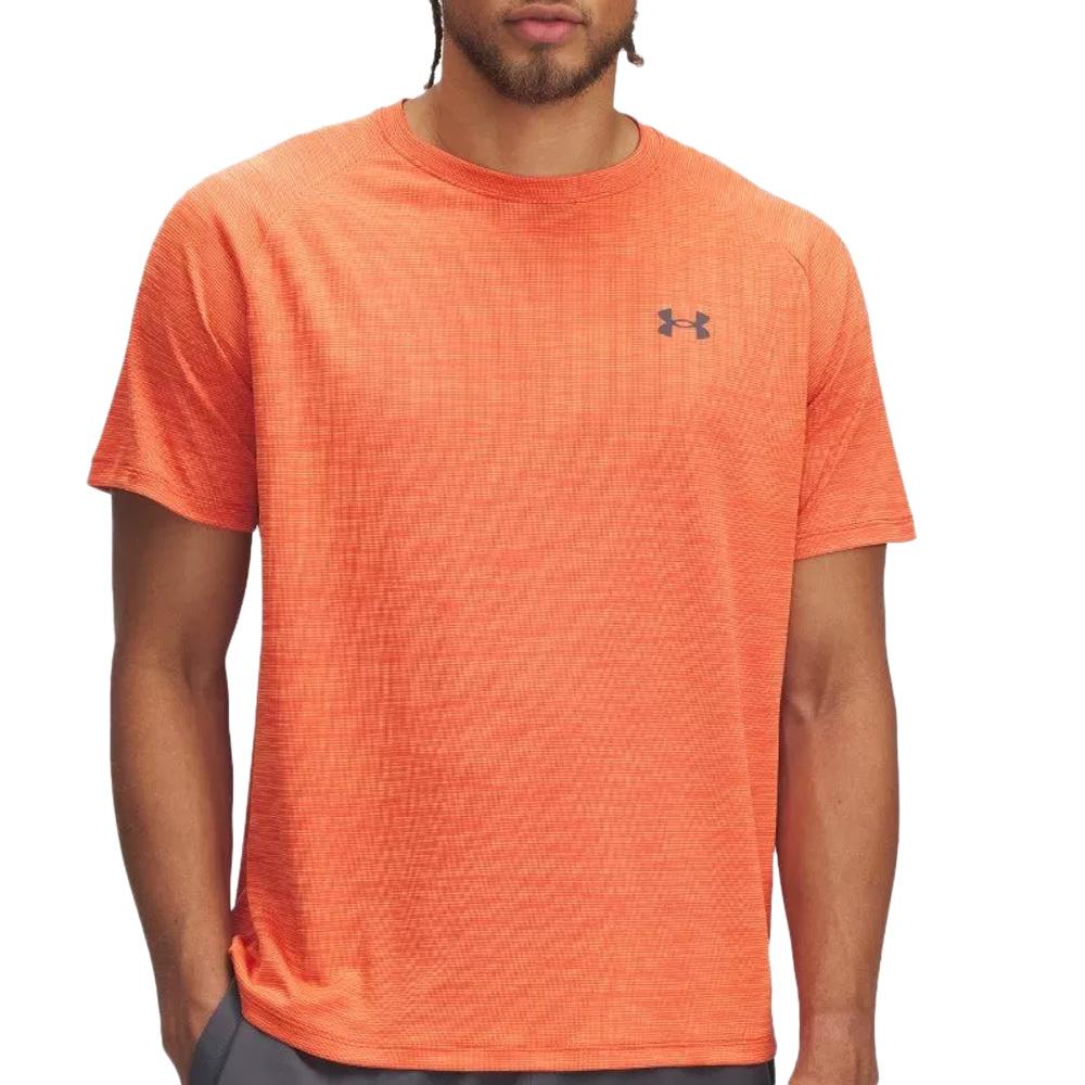 T-shirt Orange Homme Under Armour 1382796 pas cher