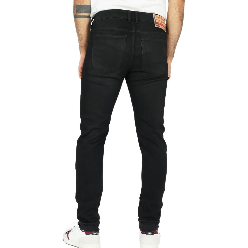 Jean Skinny Fit Noir Homme Diesel1979 Sleenker vue 2