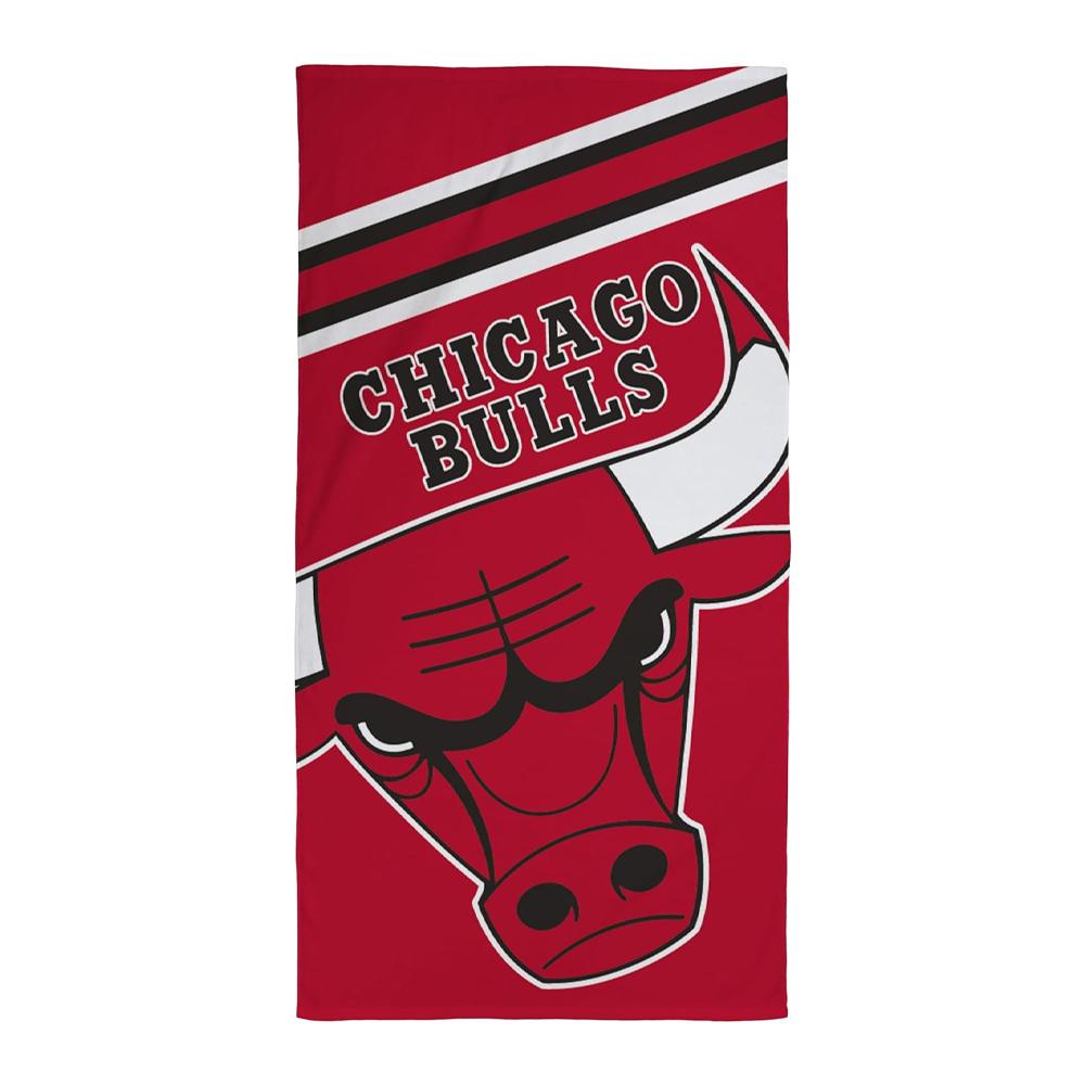 Serviette Rouge/Noire/Blanc Sport Zone Chicago Bulls pas cher