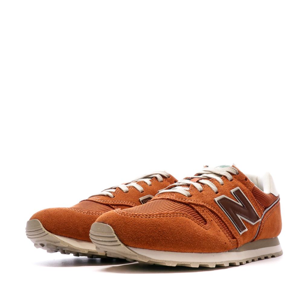 Baskets Oranges Homme New Balance 373 vue 6