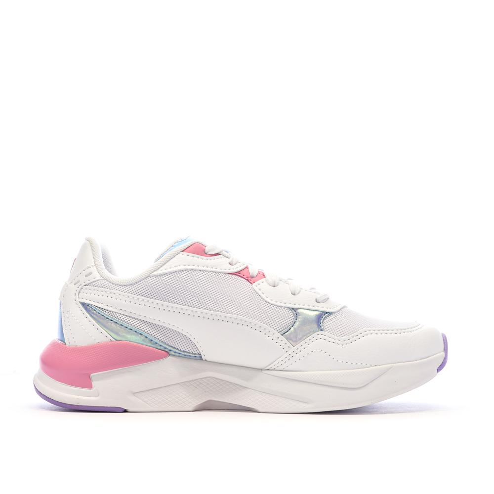 Baskets Rose/Blanc Femme Puma Bouncy vue 2