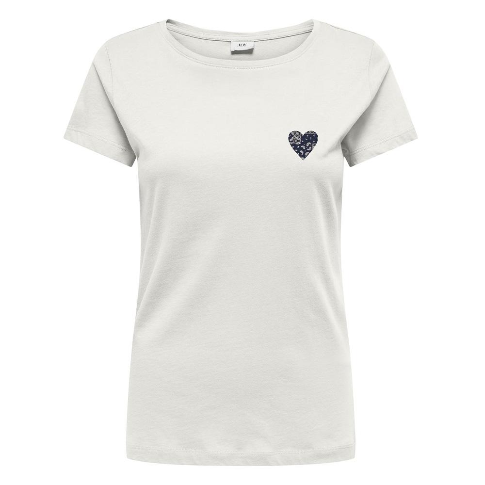 Camiseta blanca/azul marino para mujer JDY Paris barato