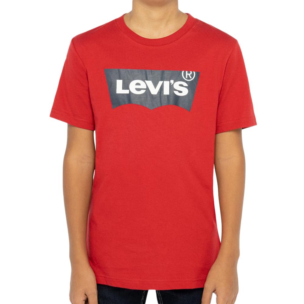T-shirt Rouge Garçon Levi's 9E8157 pas cher
