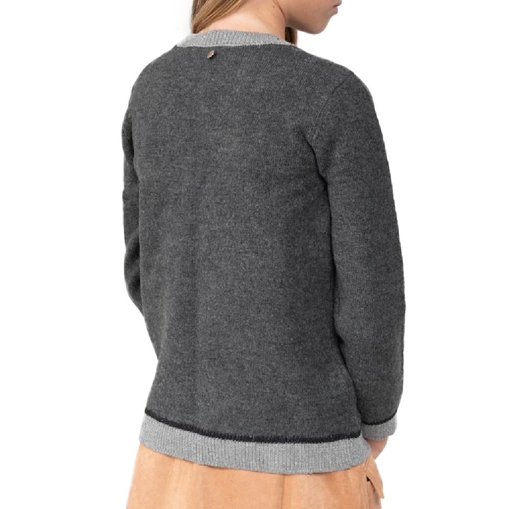 Pull Gris Fille Deeluxe Monica vue 2