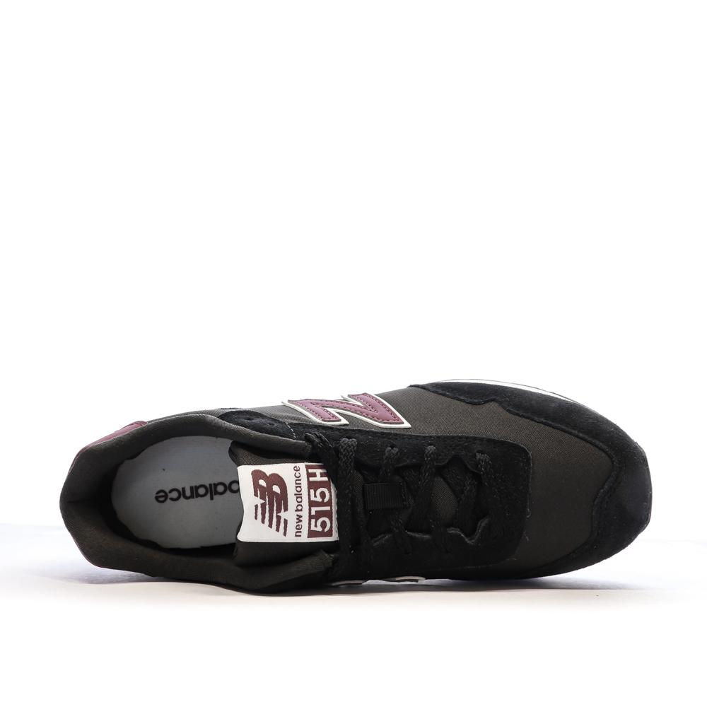 Baskets Noires/Prunes Femme New Balance 515 vue 4