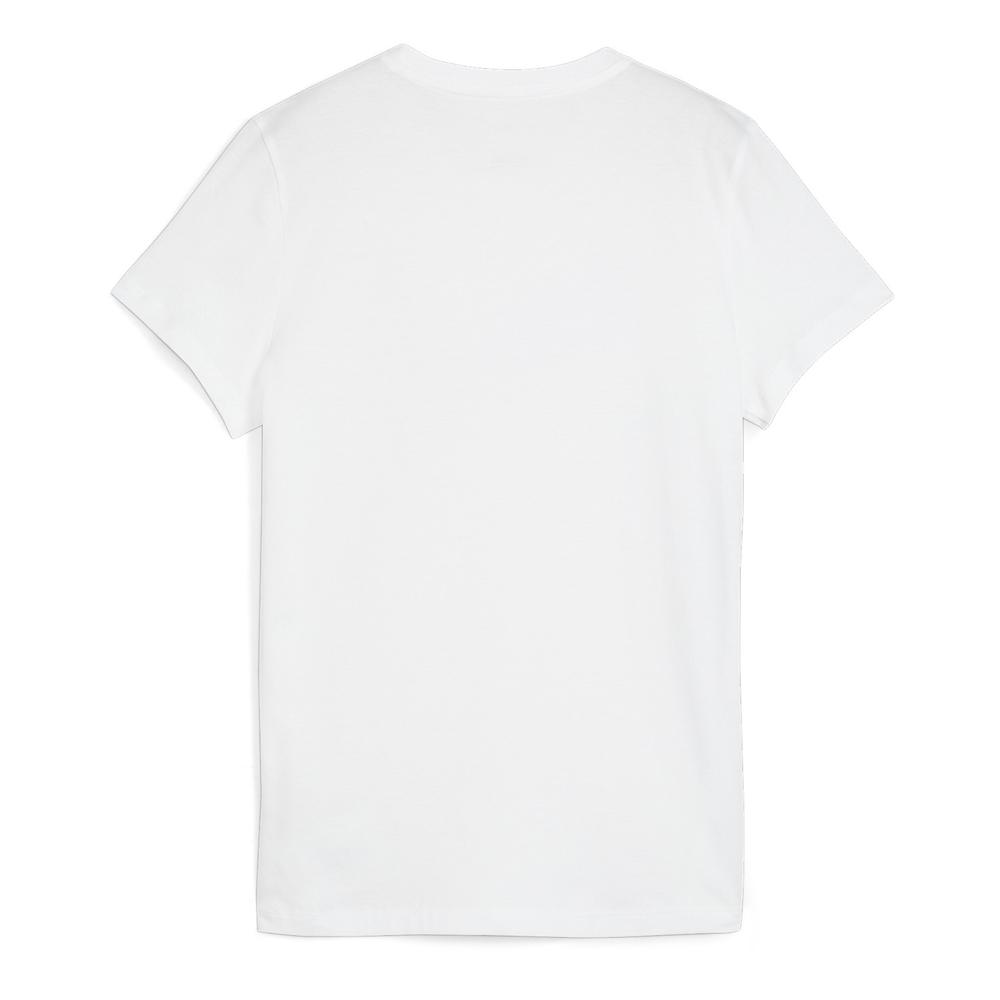 T-shirt Blanc Femme Puma 677930 vue 2