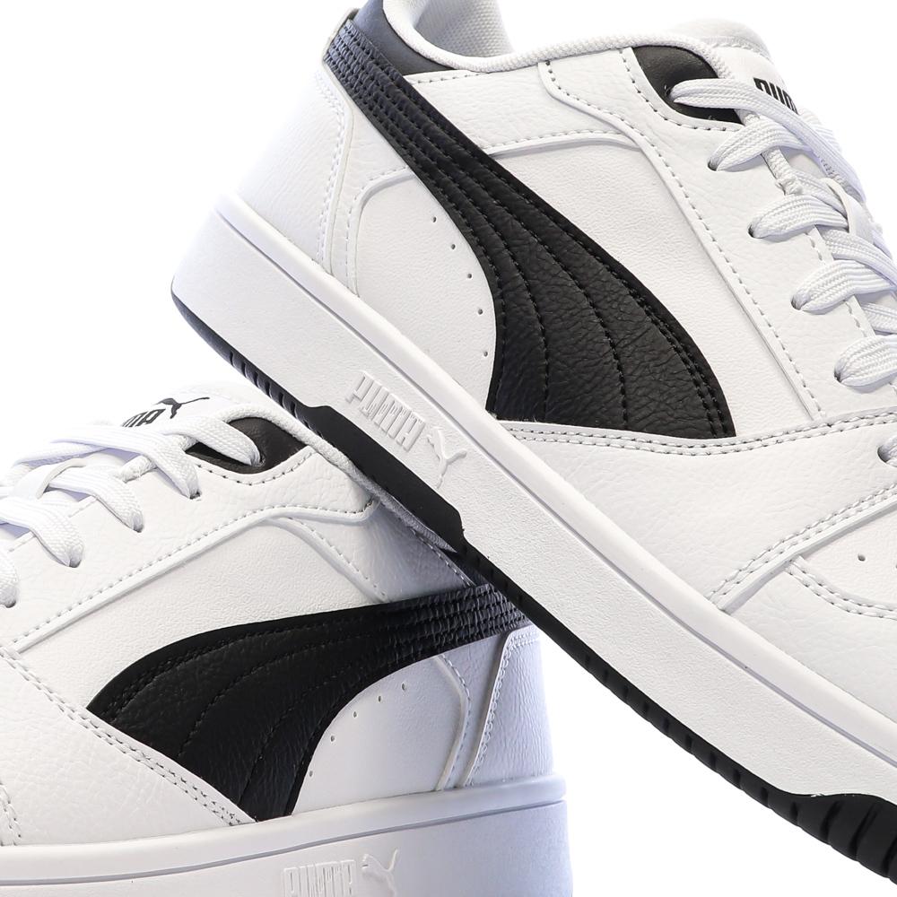 Baskets Blanc/Noir Femme Puma Rebound V6 Low vue 7