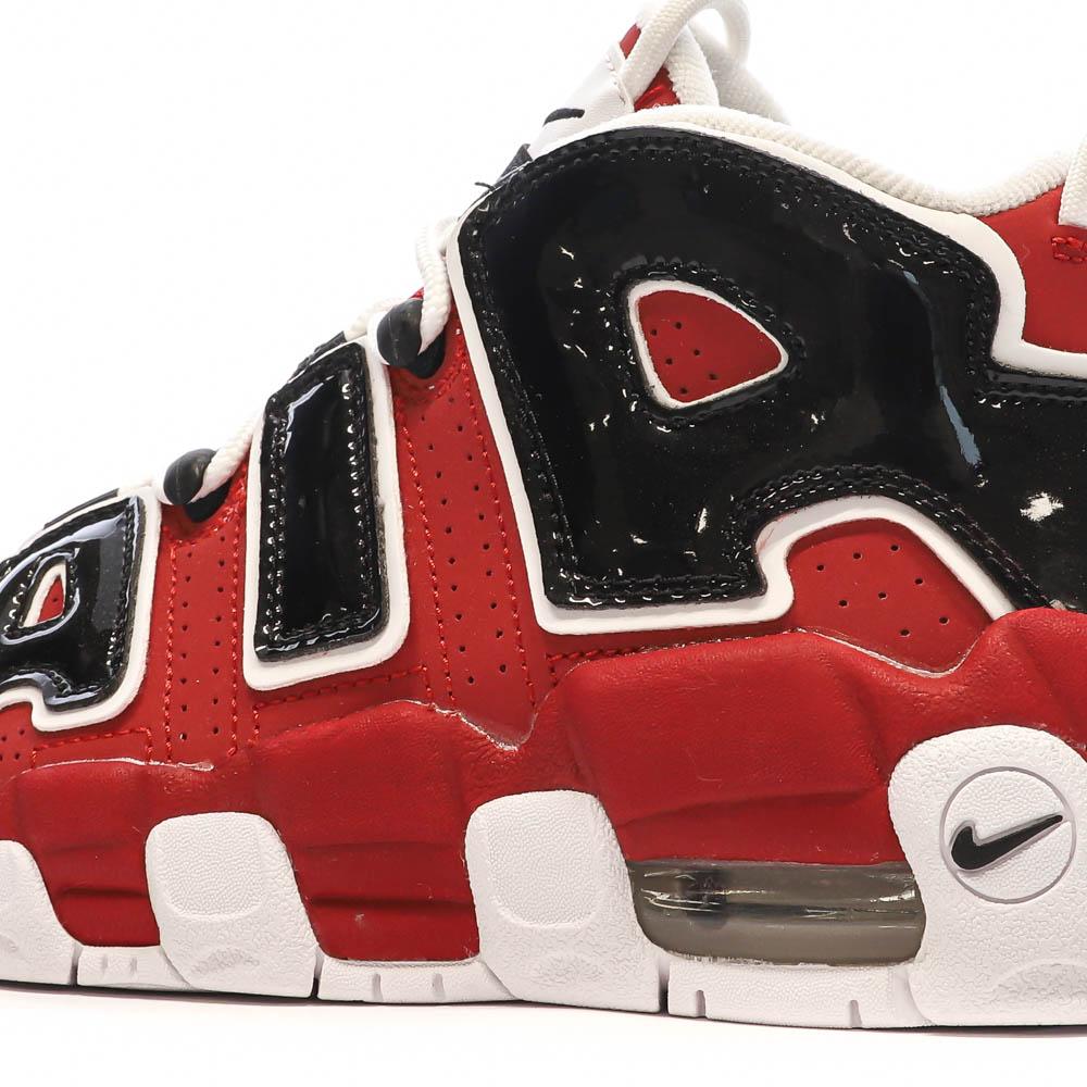 Baskets Rouge Garçon Nike Air More Uptempo vue 7