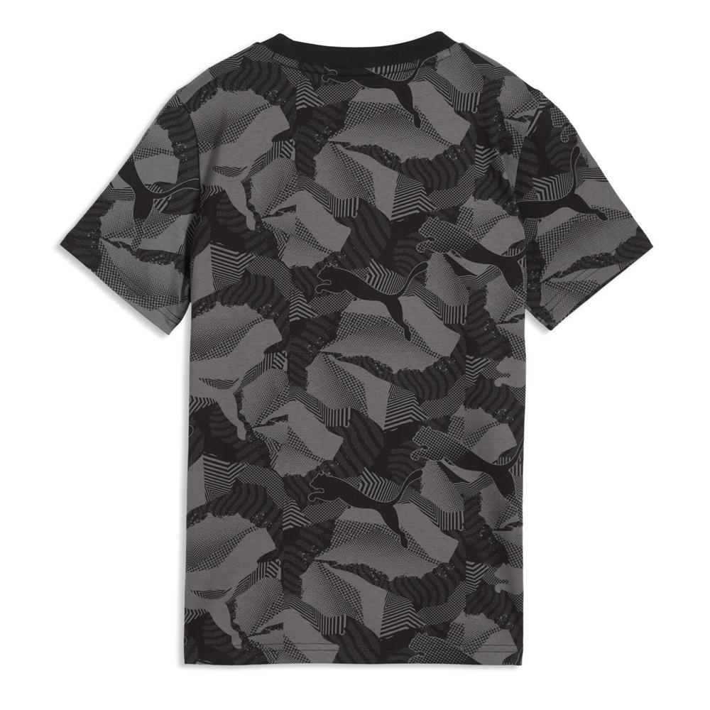 T-Shirt Noir Garçon Puma Ess Camo Aop vue 2