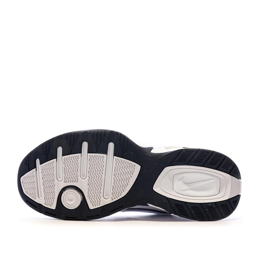Baskets Blanches/Marine Homme Nike Air Monarch 4E vue 5