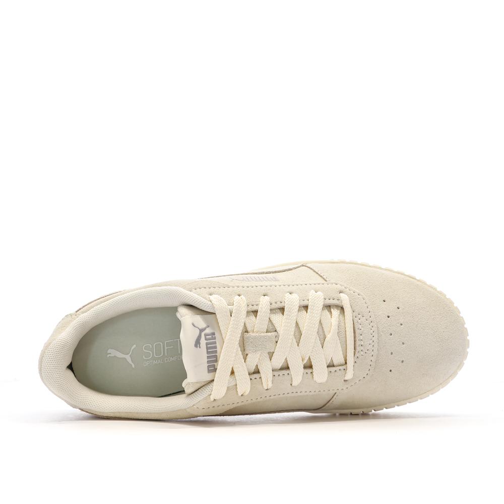 Baskets Beiges Femme Puma Carina 2.0 vue 4
