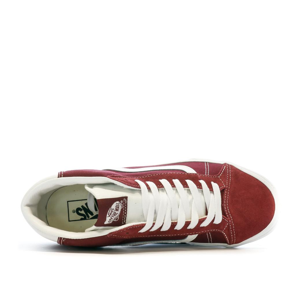 Baskets Bordeau Homme Vans Ua Mid Skool 37 vue 4