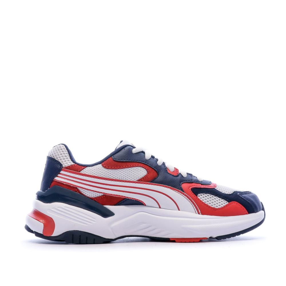 Baskets Marine/Blanc/Rouge Homme Puma SUPR vue 2