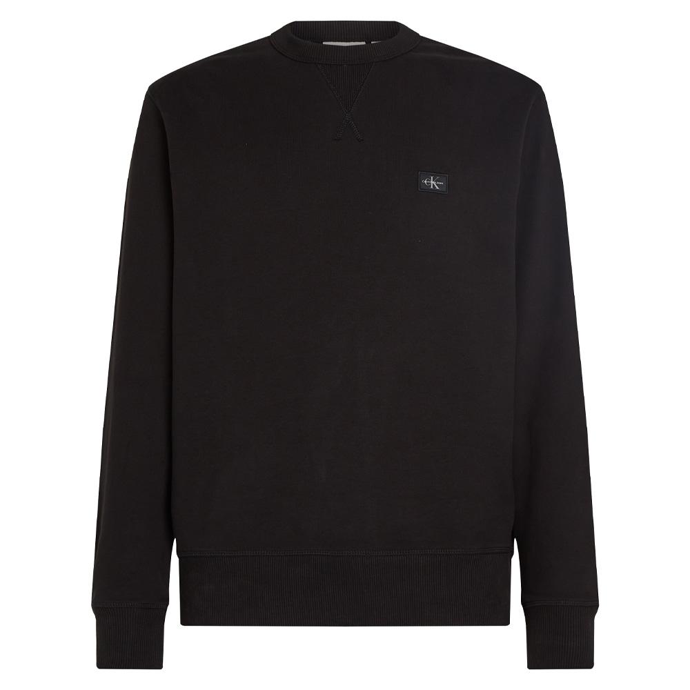 Sweat Noir Homme Calvin Klein Jeans Woven vue 2