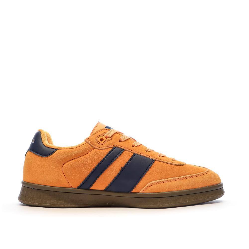 Baskets Orange/Marine Homme Teddy Smith White Suede vue 2