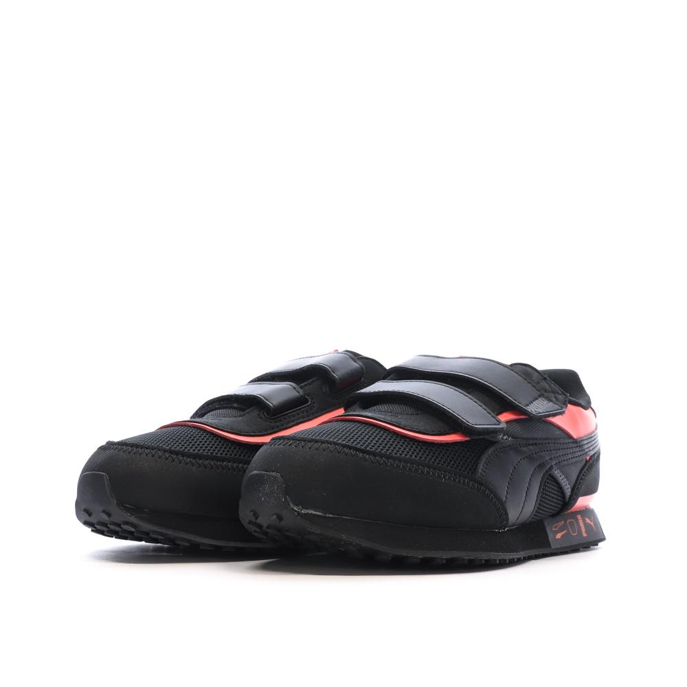 Baskets Noires/Oranges Garçon Puma Future Rider vue 6