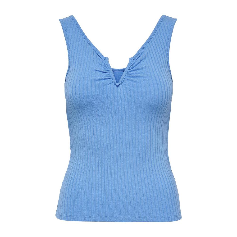 Débardeur Bleu Moyen Femme JDY Fransiska pas cher