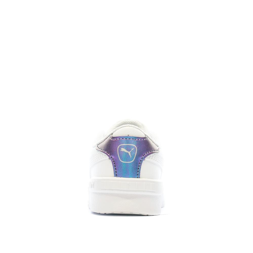 Baskets Blanches/Violette Fille Puma Jada Biolumines vue 3