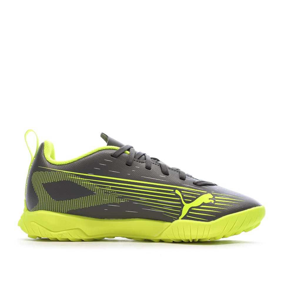 Chaussures de football Gris/Vert Garçon Puma Ultra 5 Play vue 2