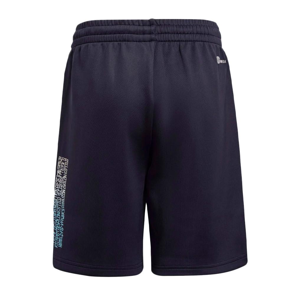 Short Marine Garçon Adidas Messi HE7030 vue 2