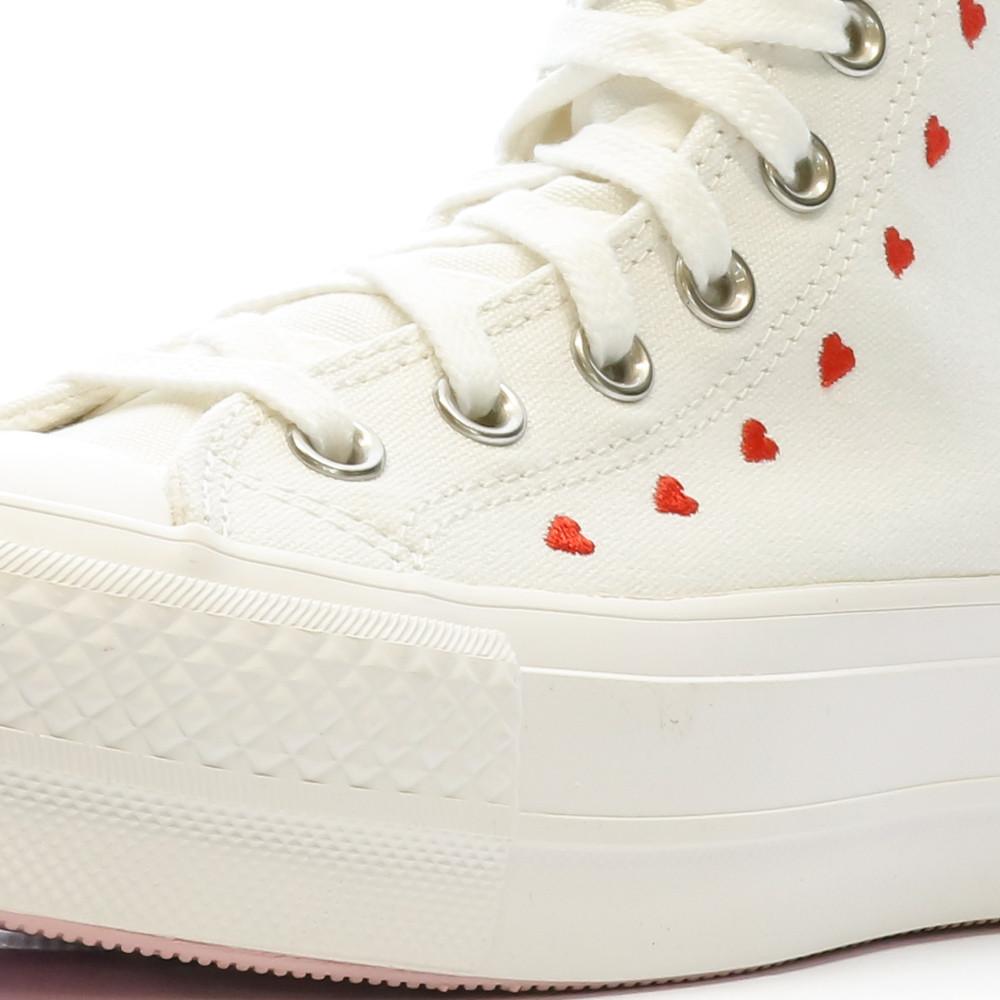 Baskets Blanches Femme Converse Vintage vue 7