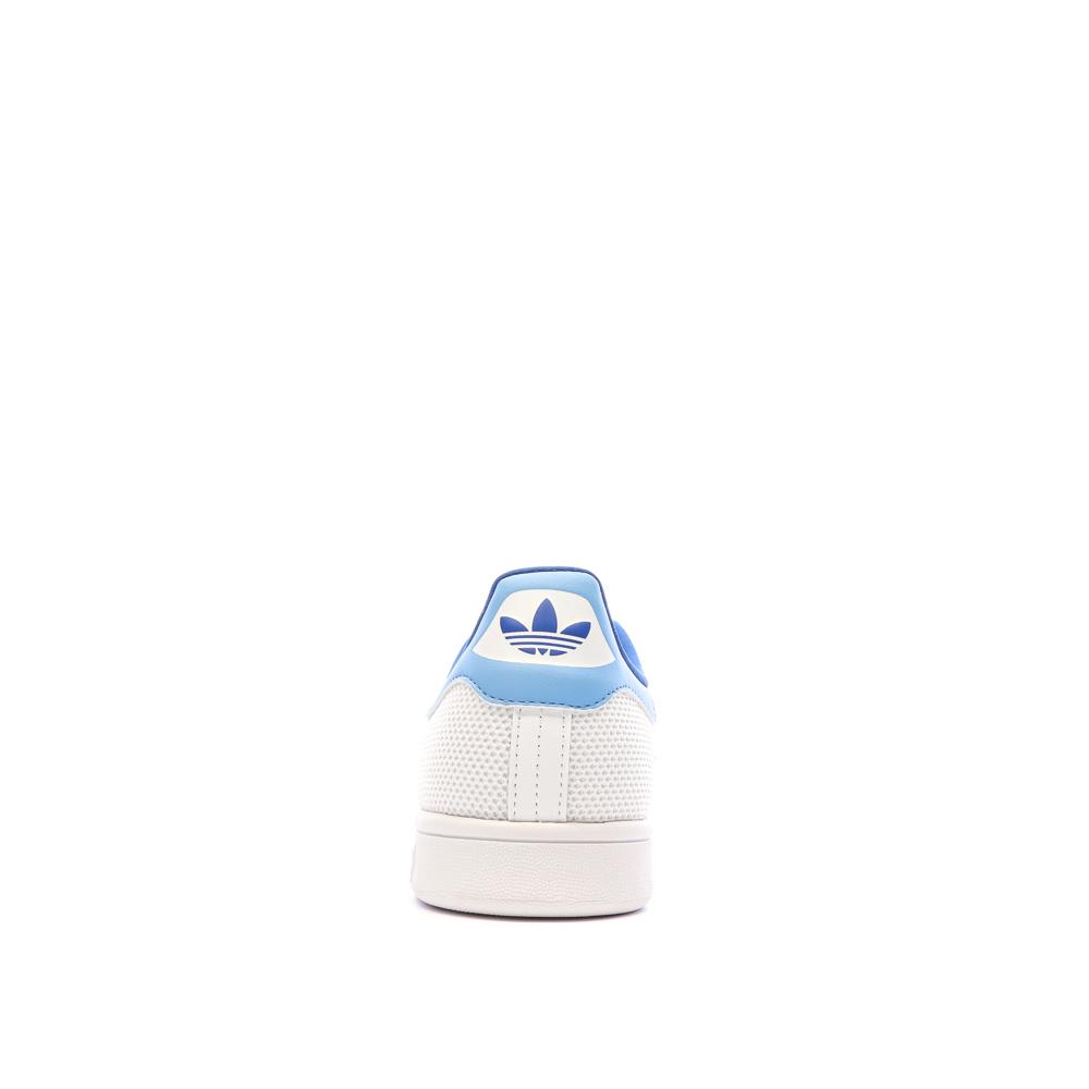 Baskets Blanches/Bleu Homme Adidas Stan Smith ID3115 vue 3