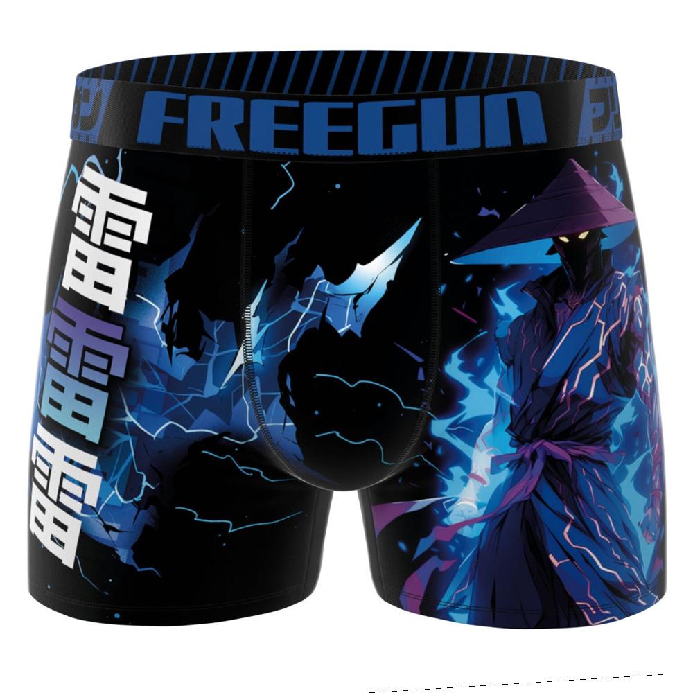 Boxer Noir/Bleu Homme Freegun Chine pas cher