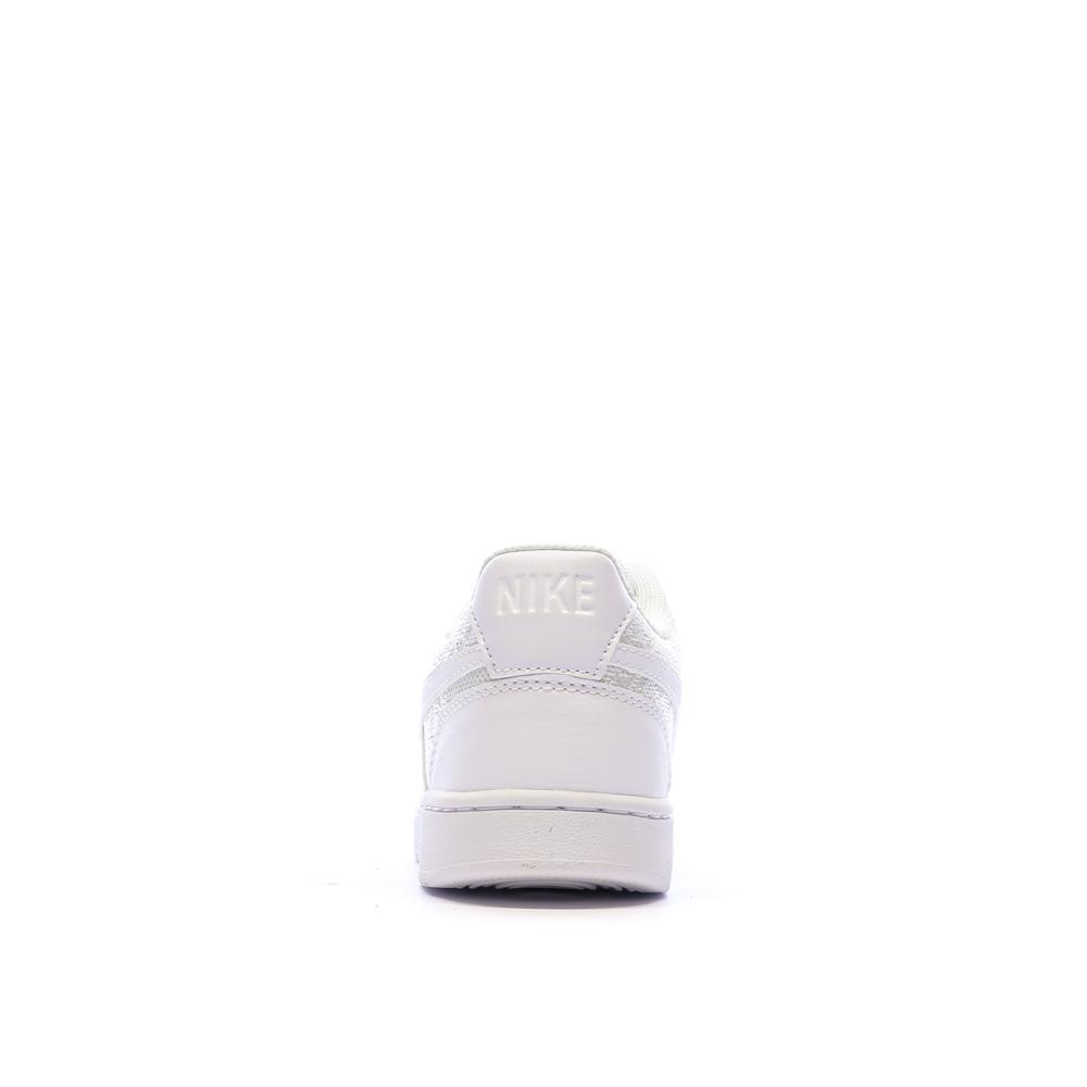 Baskets Blanches Femme Nike Court Vision vue 3