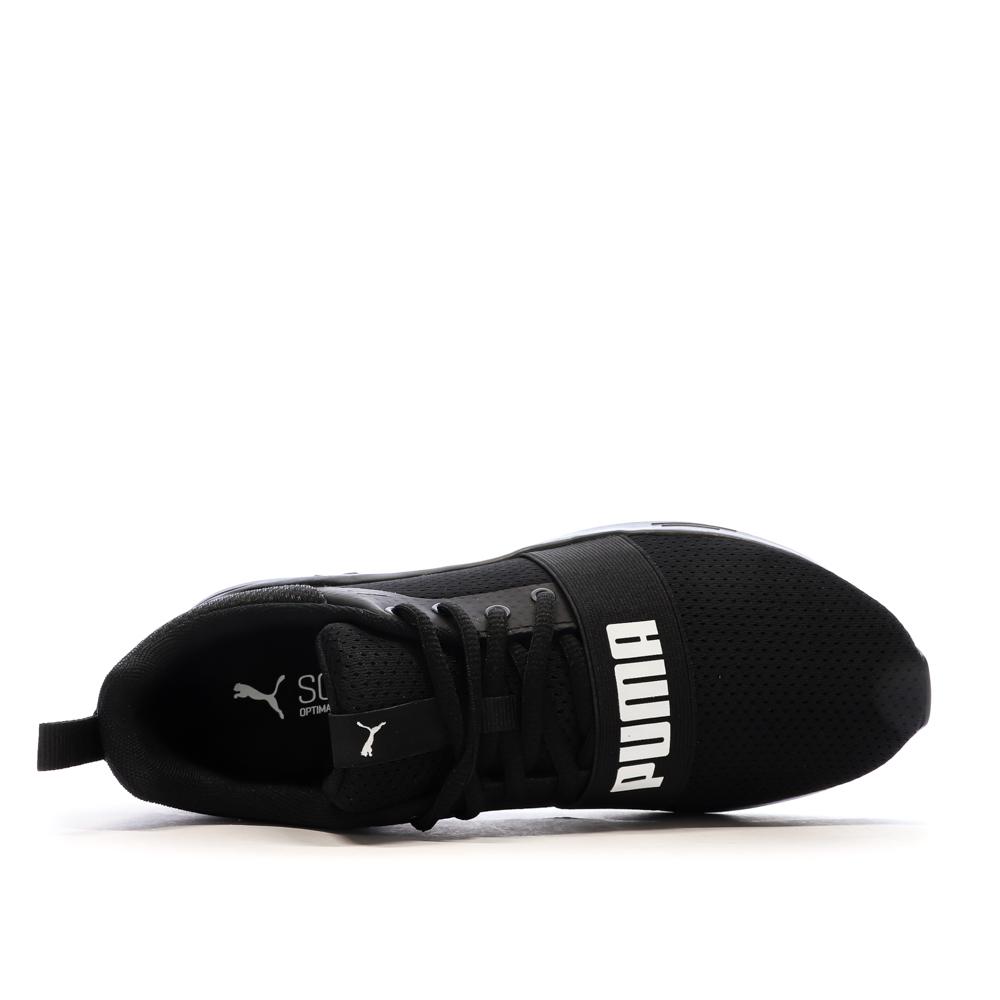 Baskets Noires Homme Puma Wired vue 4