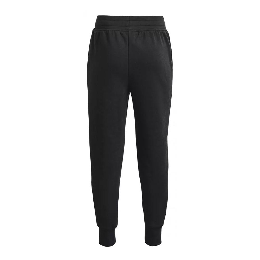 Jogging Noir Fille Under ArmourRival Fleece Lu vue 2