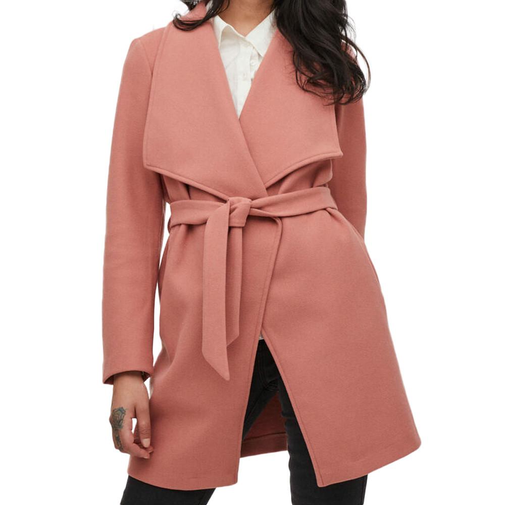 Manteau Rose Femme Vila Cooley pas cher