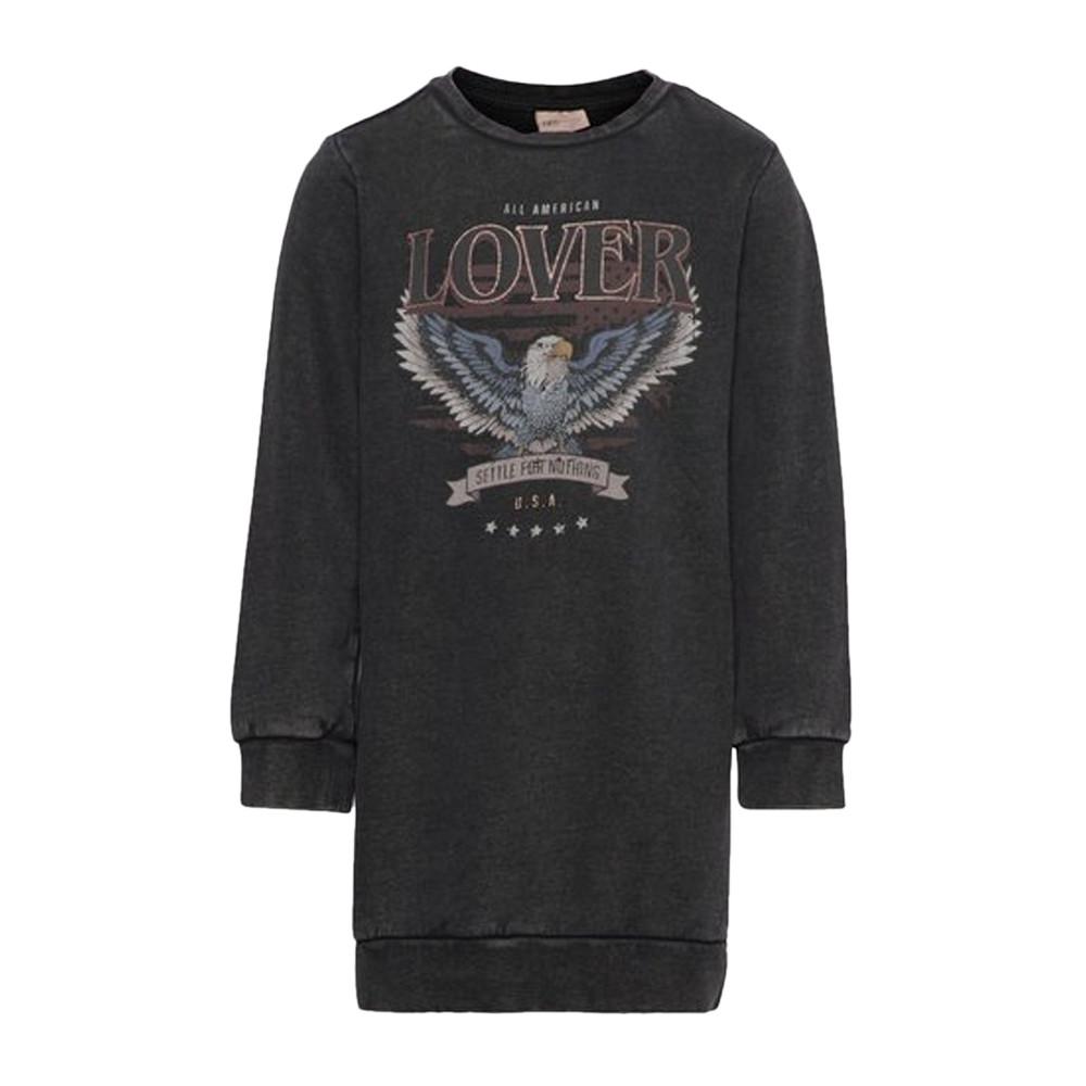 Robe Sweat Grise Fille Kids Only Lucinda pas cher