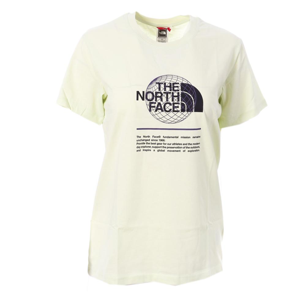 T-shirt Vert Femme The North Face World pas cher