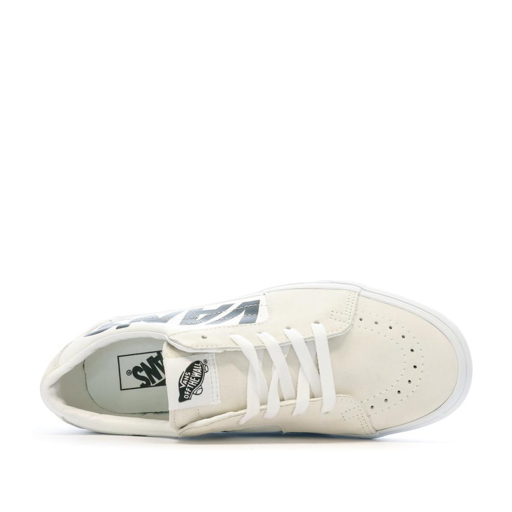 Baskets Blanches Homme Vans Ua Sk8-low vue 4