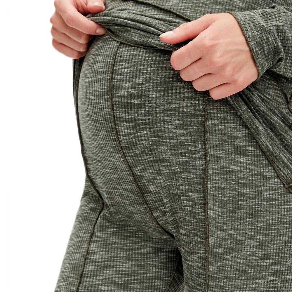 Legging de Grossesse Gris/Noir Femme Mamalicious Reeve vue 3
