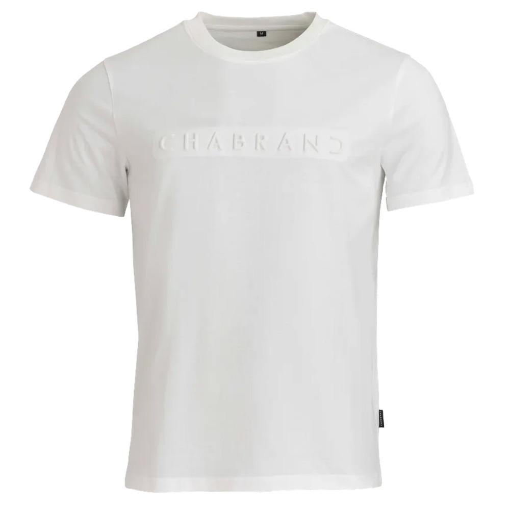 T-Shirt Blanc Homme Chabrand 60215 pas cher