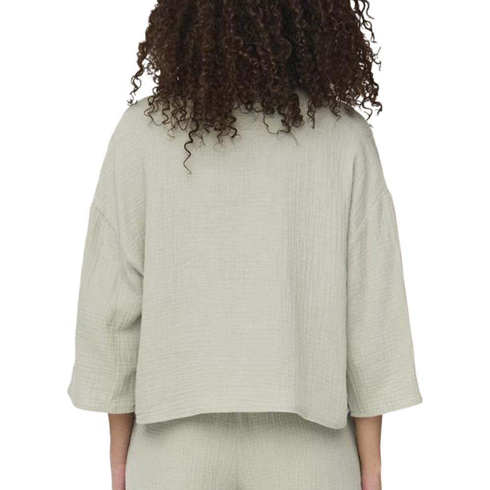 Chemise Verte Femme JDY Theis Life 3/4 vue 2