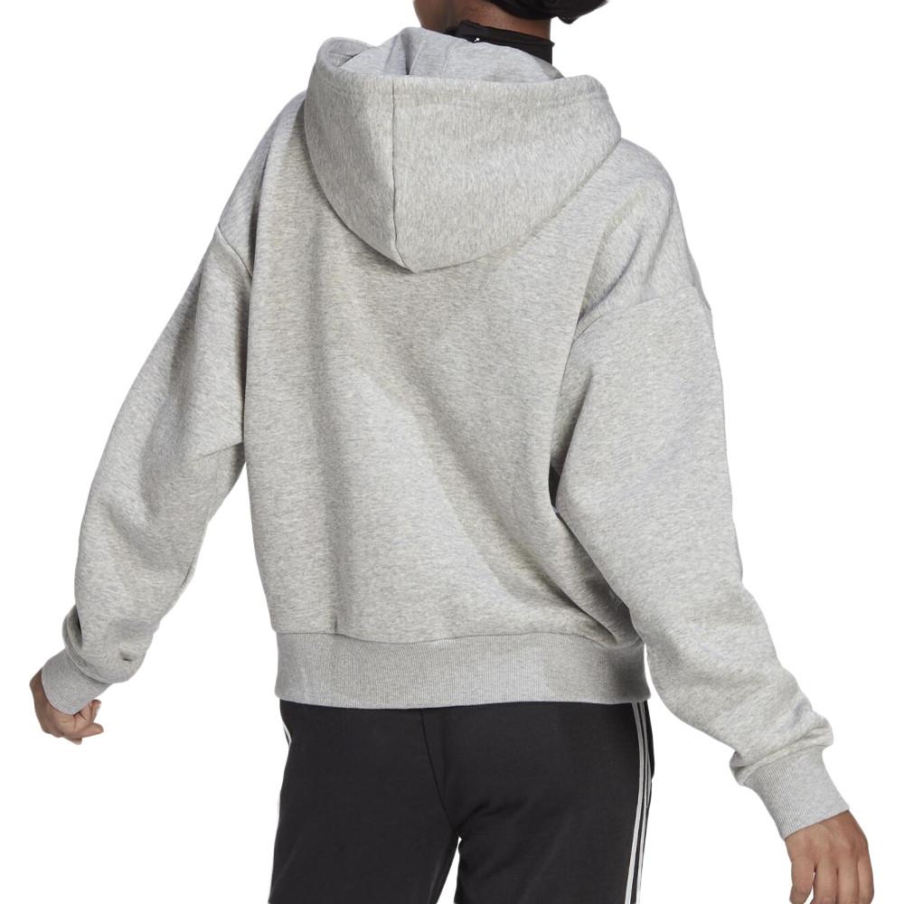 Sweat Gris Femme Adidas W Bluv Q4 Hd Tt vue 2