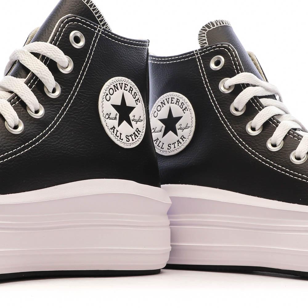 Baskets Noires Femme Converse Chuck Taylor All Star Move A04294C vue 7