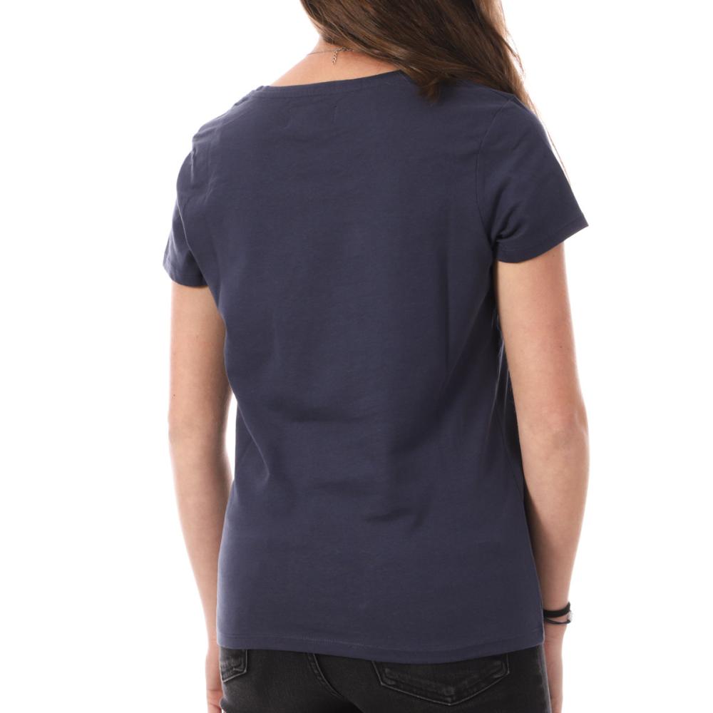T-shirt Marine Femme Lee Cooper Odette vue 2