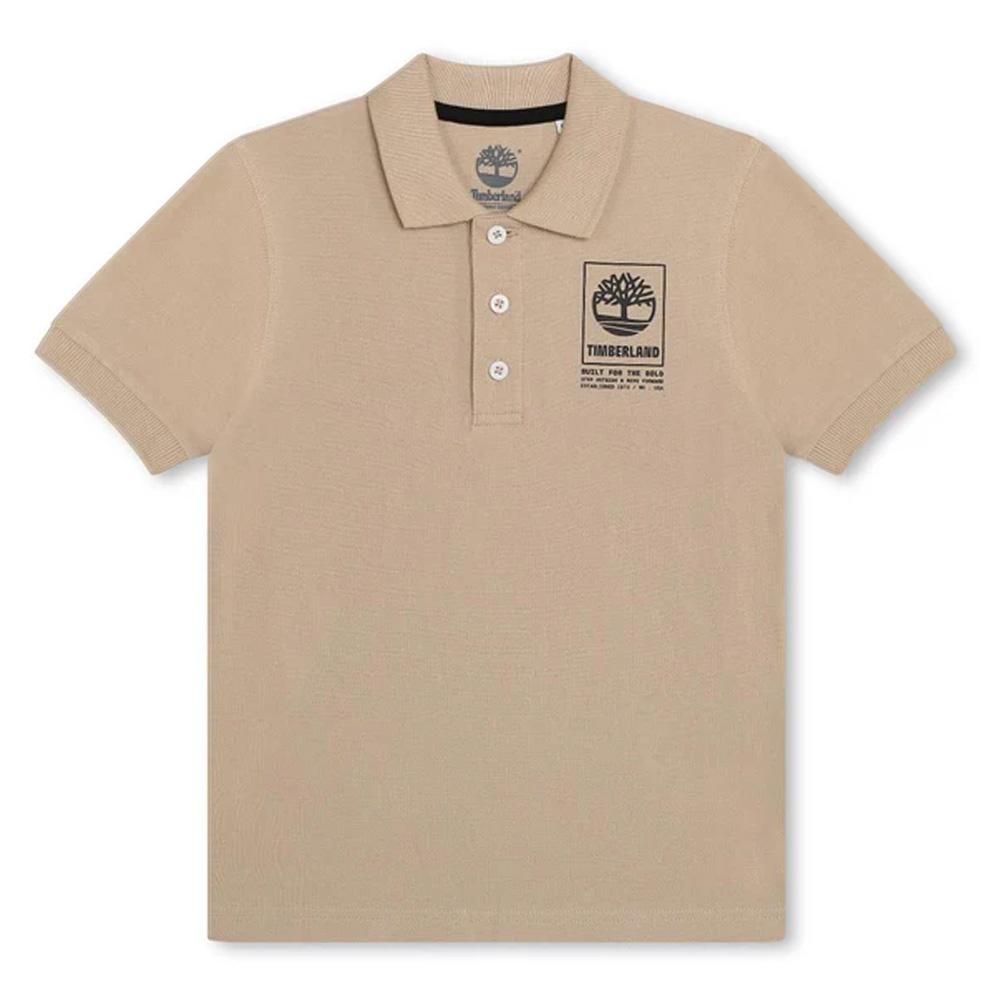 Polo Beige Garçon Timberland T60061 pas cher