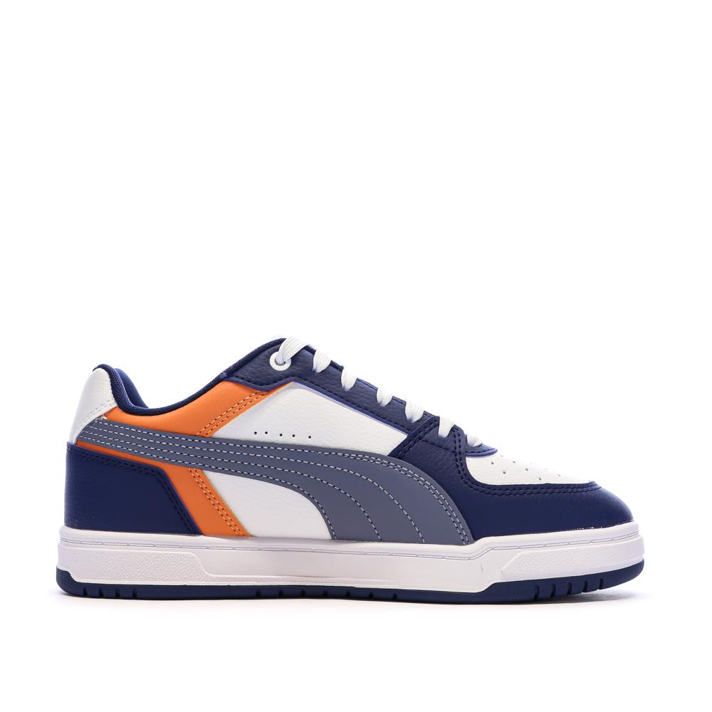 Baskets Bleu/Blanc/Orange Garçon Puma Puma Caven vue 2