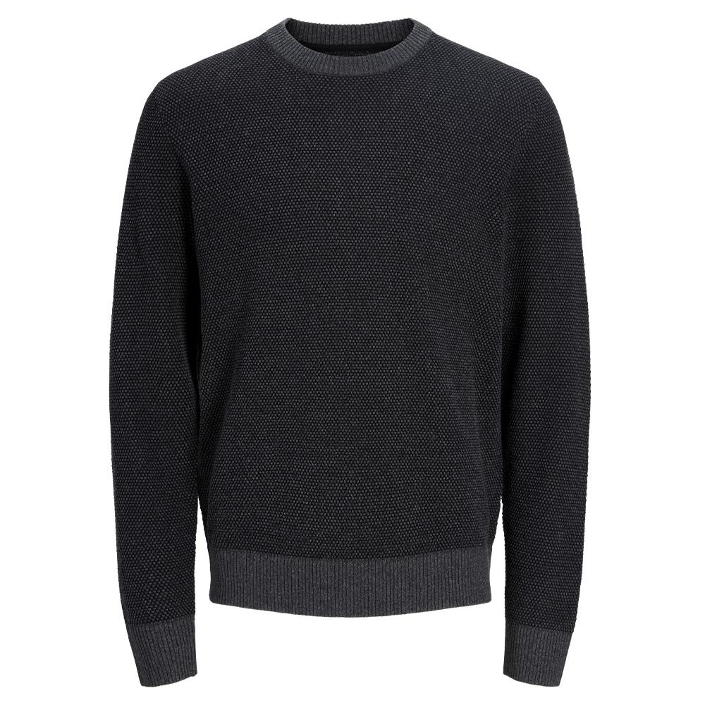 Pull Gris foncé Homme Jack & Jones Globe Knit vue 3