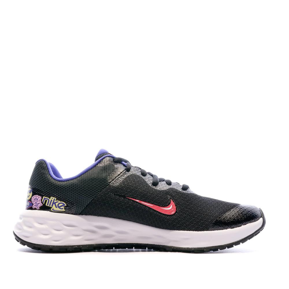 Chaussures de running Noires/Rouge Femme Nike Revolution 6 vue 2